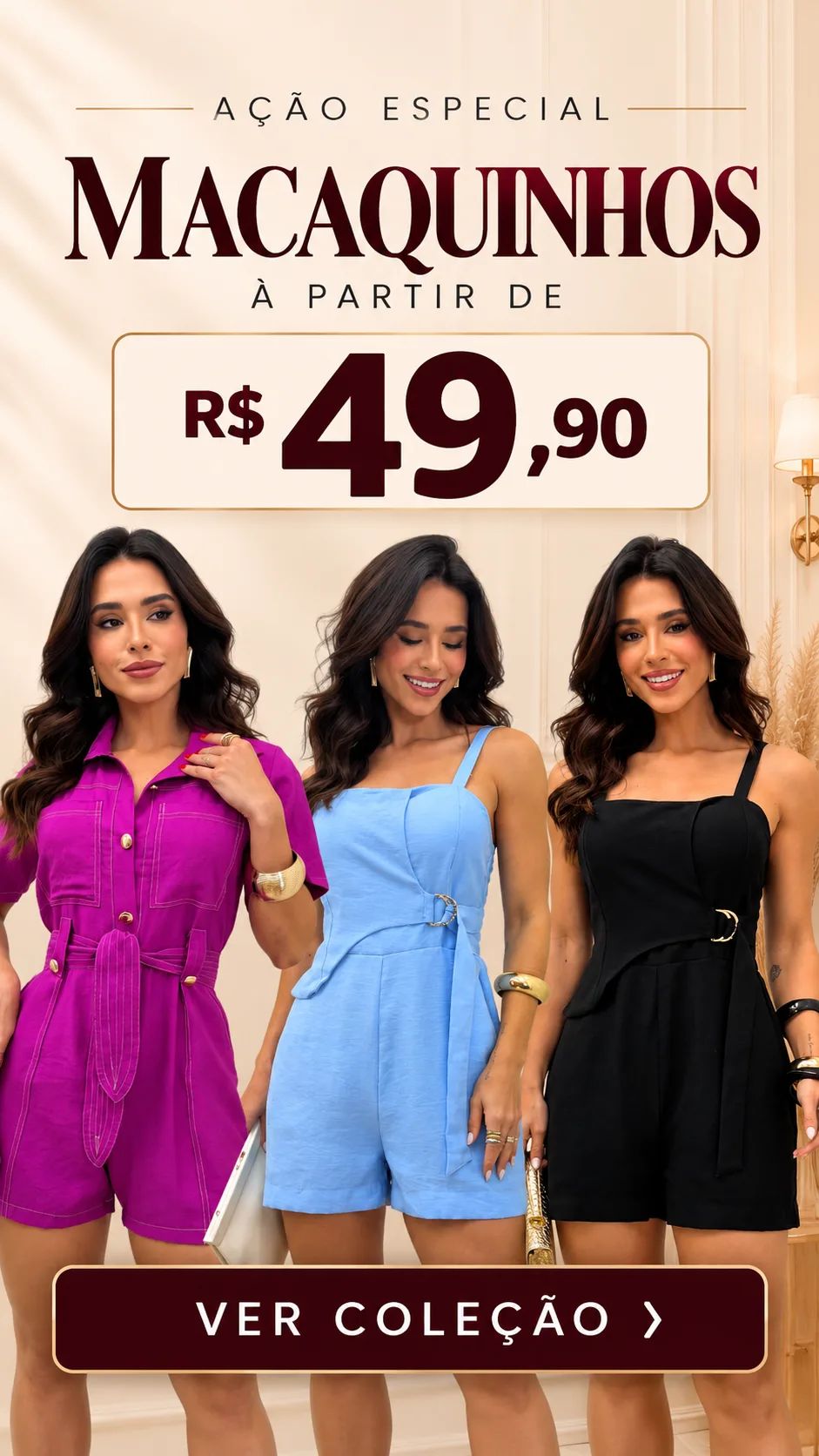 Ação especial Macaquinhos a partir de R$ 49,90. Ver coleção